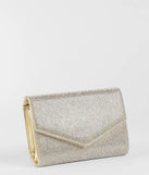 Stunning Glam Rhinestone Envelope Wristlet