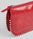 Cool Girl Vibe Studded Crossbody Bag