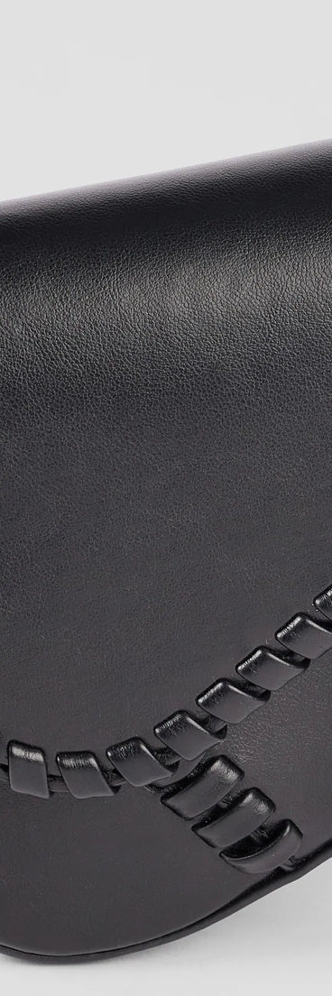 Get inspired with the Let's Go Out Crossbody Saddle Bag, a feed-worthy black piece that’s part of Windsor's updated and curated women’s clothing edit packed with must-have fall outfit ideas.