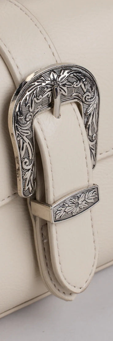 Get inspired with the Most Wanted Western Buckle Shoulder Bag, a feed-worthy beige piece that’s part of Windsor's updated and curated women’s clothing edit packed with must-have fall outfit ideas.