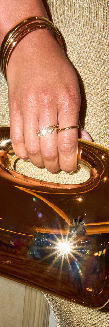 Hold My Shine Metallic Mini Bag