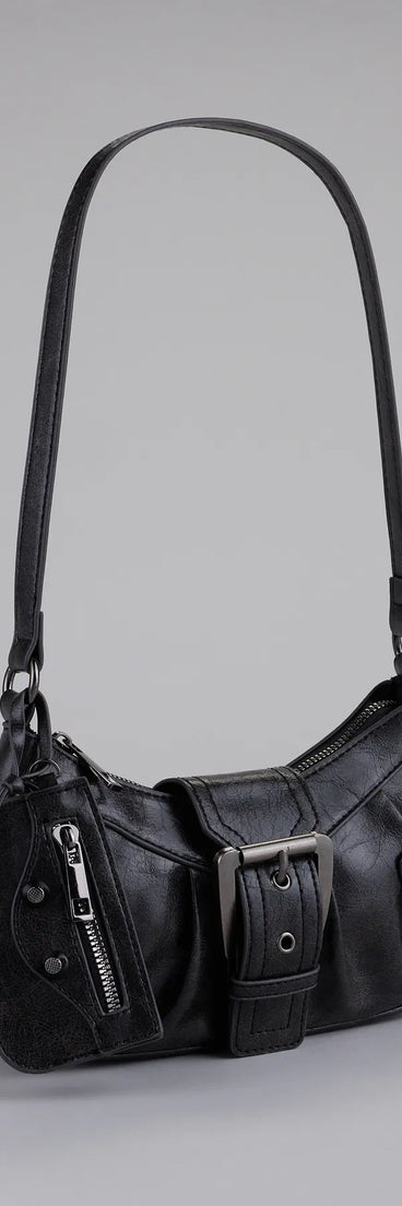 High Rating Buckle Strap Shoulder Bag