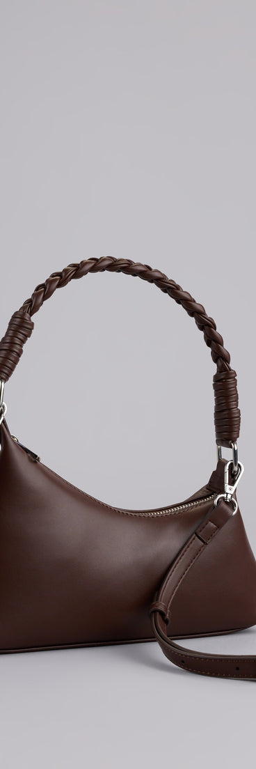 Carried Away Braided Strap Shoulder Bag