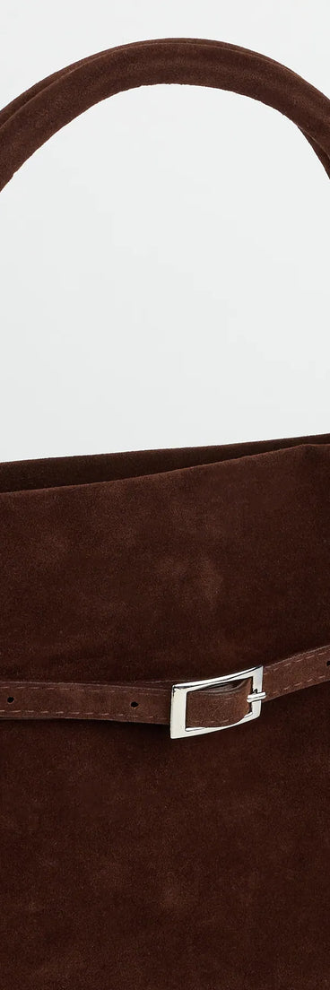 So Elevated Buckle Strap Satchel Bag