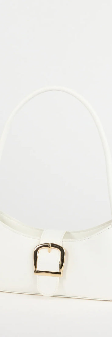 Trendy Girl Buckle Strap Shoulder Bag