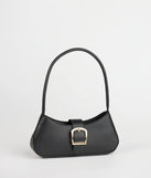Trendy Girl Buckle Strap Shoulder Bag