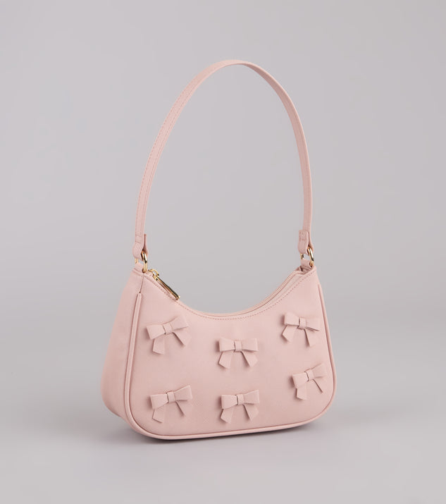 新品未使用　OHGA RUFFLE SHOULDER ホワイト Poised Cuteness Bow Saffiano Shoulder Bag | Windsor