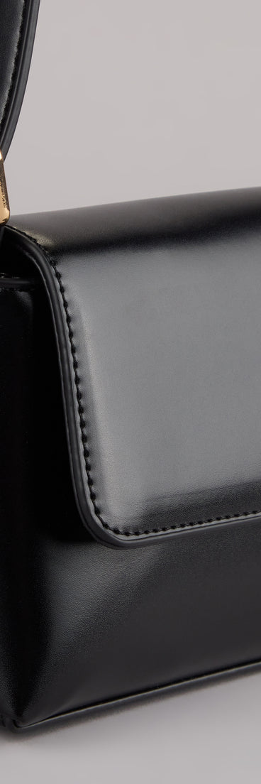 It Girl Vibe Faux Leather Shoulder Bag