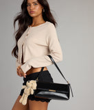 It Girl Vibe Faux Leather Shoulder Bag
