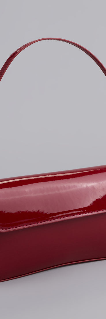 Talk Glossy to Me Patent Shoulder Bag