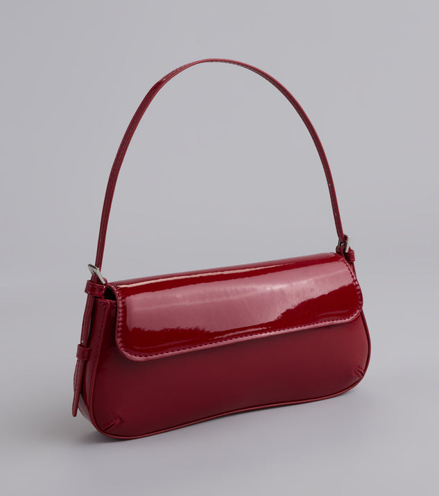 Talk Glossy to Me Patent Shoulder Bag