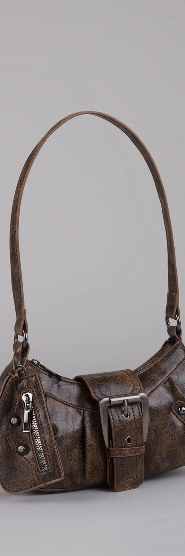 High Rating Buckle Strap Shoulder Bag