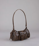High Rating Buckle Strap Shoulder Bag