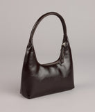 Slick Moves Faux Leather Mini Shoulder Bag
