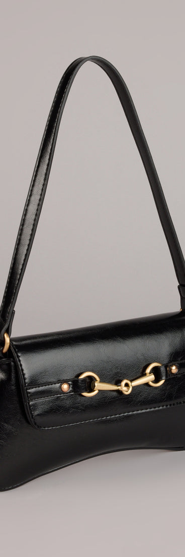 Polished Edge Shoulder Bag