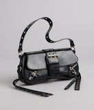 Street Icon Buckle Shoulder Bag