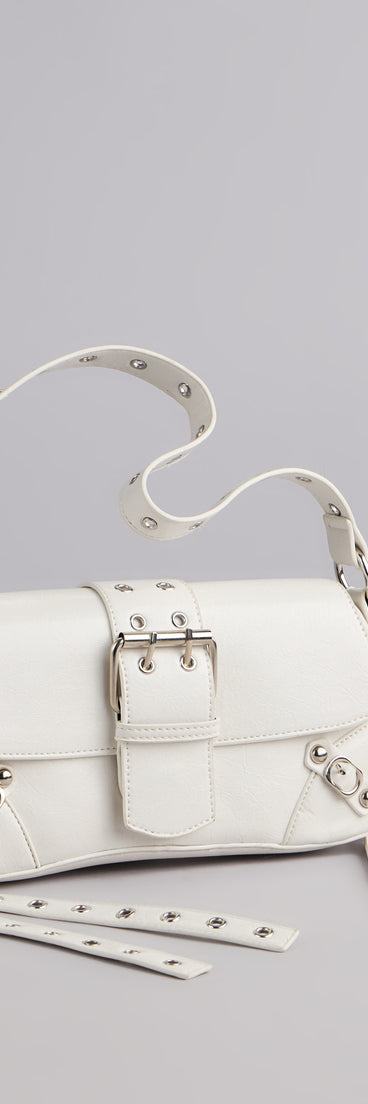 Tough Love Buckle Shoulder Bag
