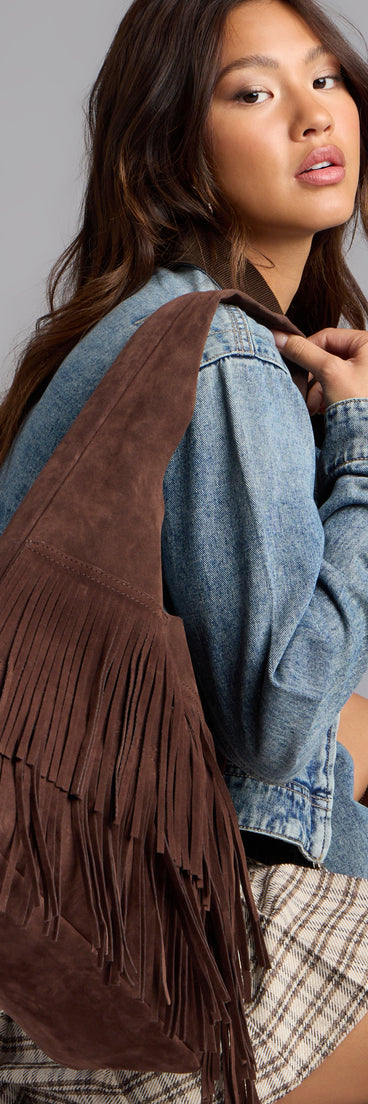 Fringe Benefits Fringe Tote Bag With Pouch