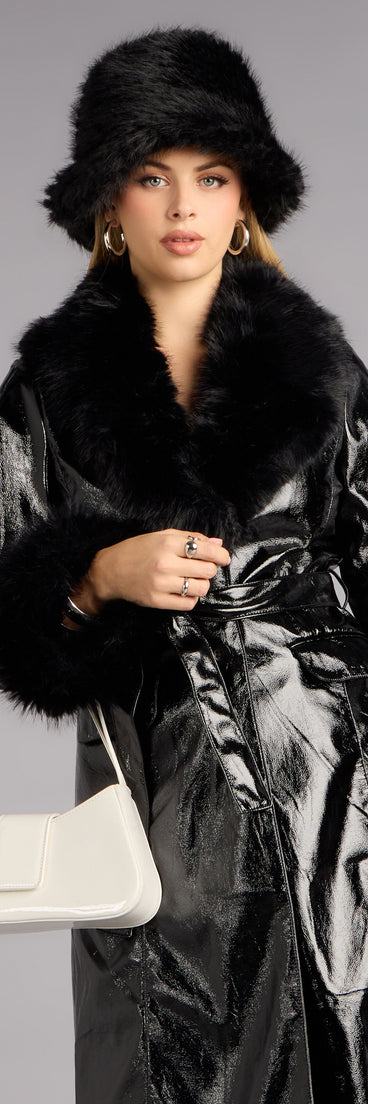 Sleek Shine Patent Shoulder Bag