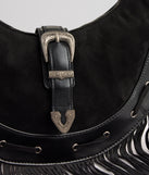 Buckle Babe Fringe Shoulder Bag