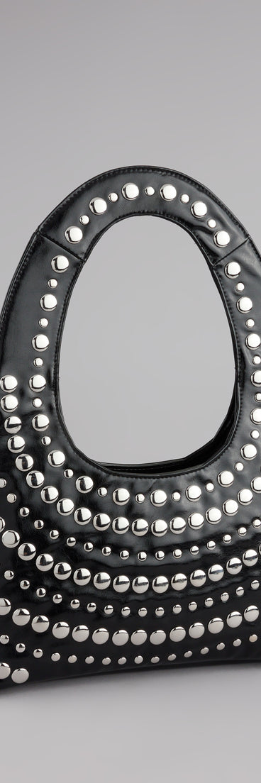 This piece brings trend-right energy to the It-Girl Studded Shoulder Bag, perfect for fall outfits that stand out.