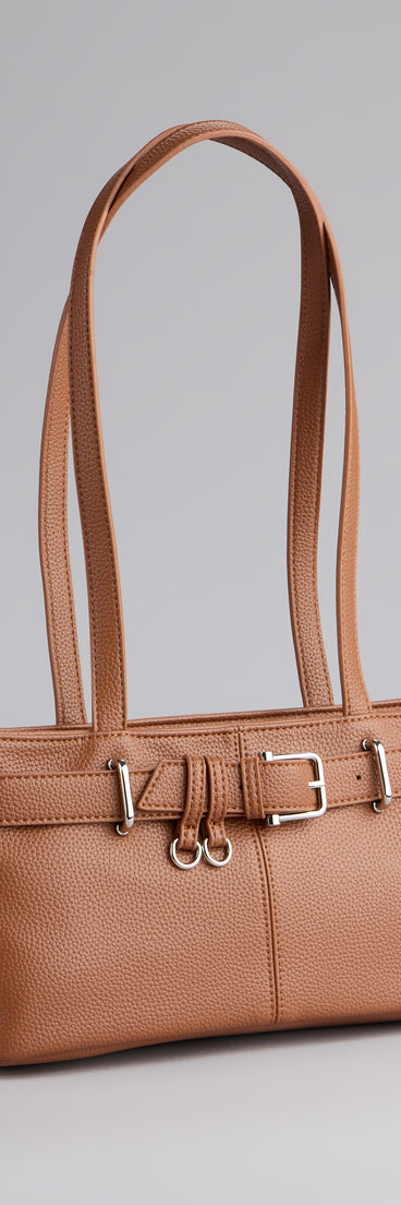This piece brings trend-right energy to the Chic Plus One Buckle Shoulder Bag, perfect for fall outfits that stand out.