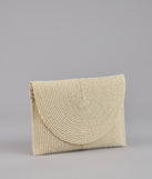 Easy Breezy Straw Clutch Bag