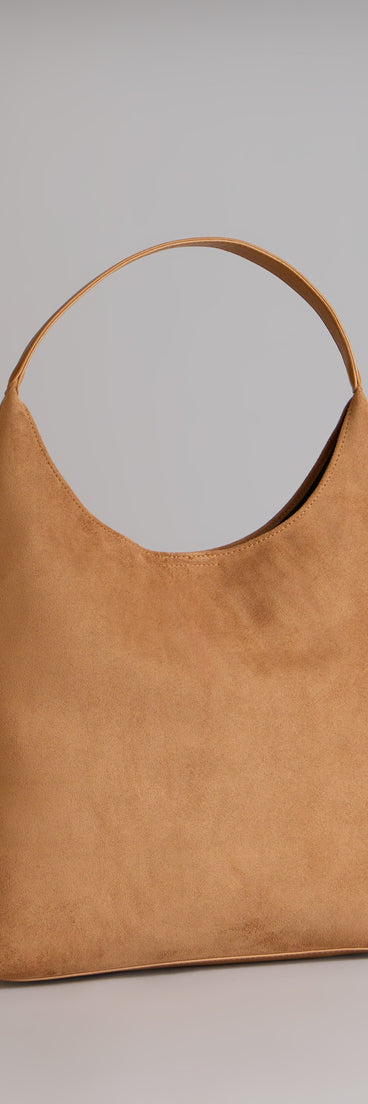 Out And About Faux Suede Tote Bag
