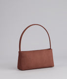 Carry All Day Faux Suede Shoulder Bag