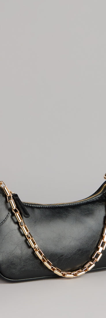 Cool Girl Chain Link Shoulder Bag