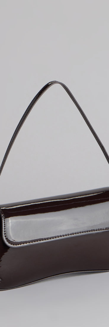 Talk Glossy to Me Patent Shoulder Bag