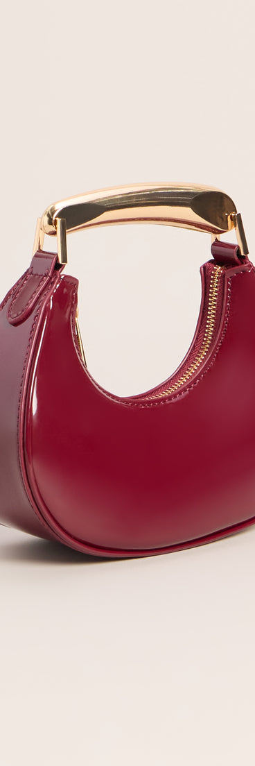 Handle With Flair Patent Mini Handbag