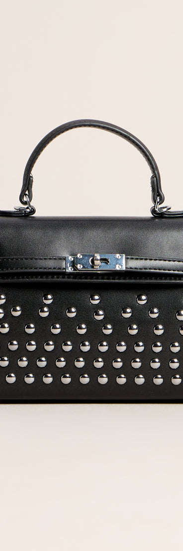 Handle It Studded Mini Tote Bag