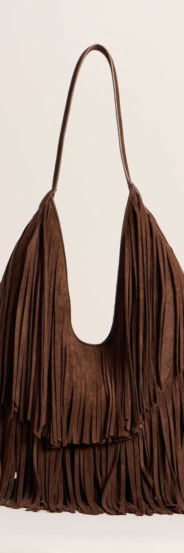 Fringe Agenda Hobo Tote Bag