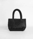 Trendy Beaded Mini Bag