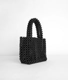 Trendy Beaded Mini Bag