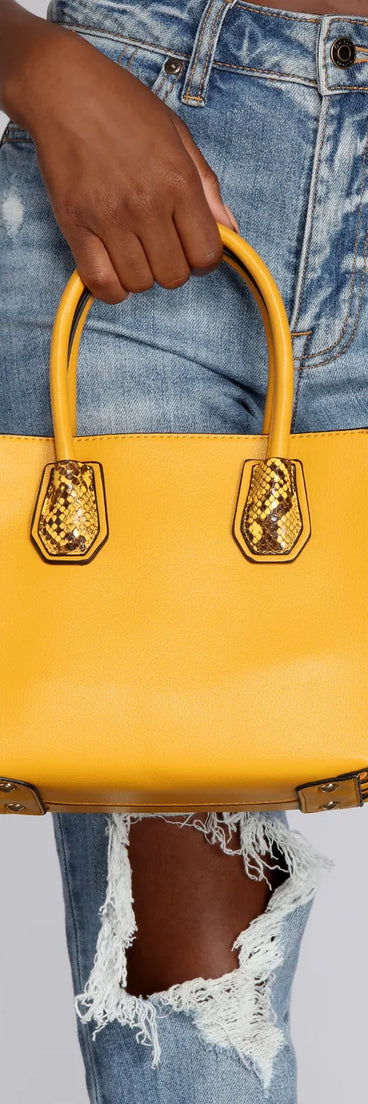 Poised And Chic Satchel