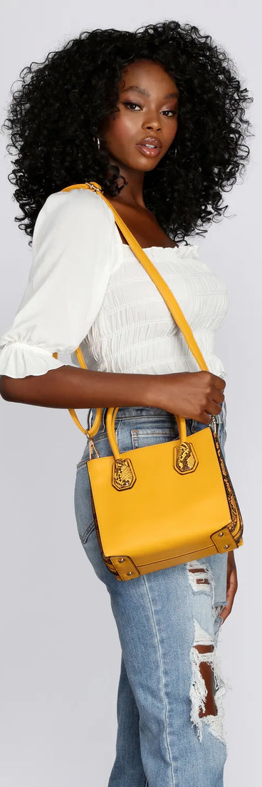 Poised And Chic Satchel