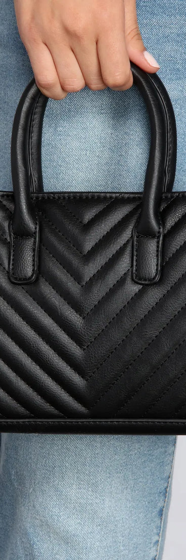 Cross-body Quilted Satchel