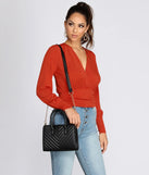 Cross-body Quilted Satchel