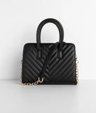 Cross-body Quilted Satchel