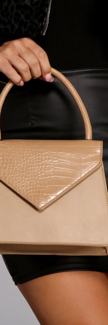 Crocodile Mini Envelope Purse