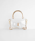 A Clear View Mini Purse
