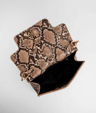 A Snake Print Moment O-Ring Purse