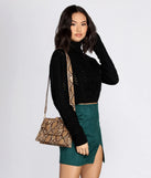 A Snake Print Moment O-Ring Purse