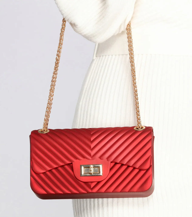Matte Jelly Cross-Body Purse