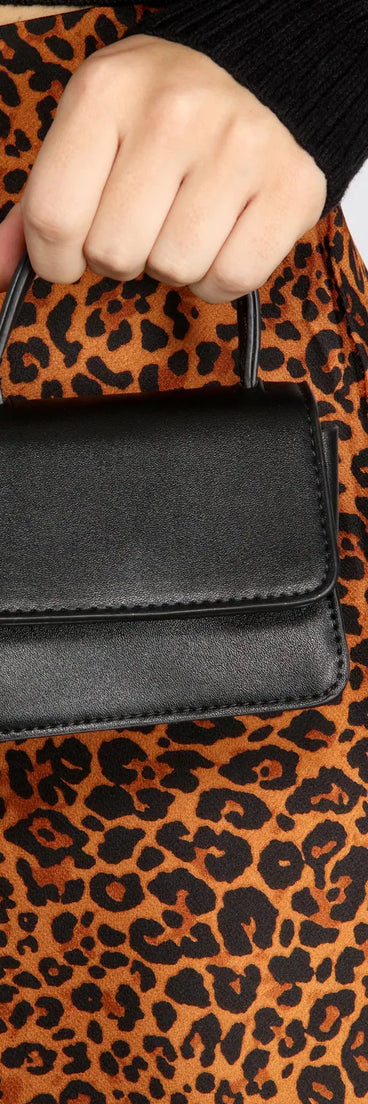 Mini Faux Leather Purse