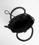 Somewhere Far Away Straw Woven Purse