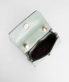 Mini Matte Snake Textured Purse