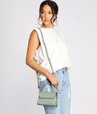 Mini Matte Snake Textured Purse